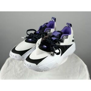 Adidas Dame Certified Basketball Shoes US 9 Black/White/Purple New